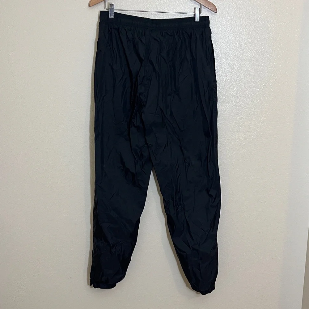 Adidas Men's Black Joggers with Red Logo